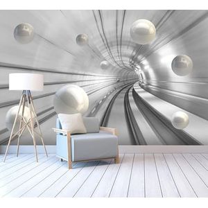 3D Woonkamer Muurschildering Home Decoratie Geometrie Eenvoudig Landschap Landschap Muurschildering Home Muur Decoratie-150Cm×105Cm