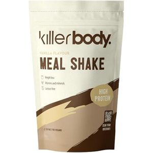 Killerbody Maaltijdshake - Vanilla - 1000 gr - Draagt bij aan Gewichtsverlies