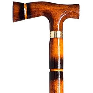 Wandelstok - Hout - 90 cm - Lichtgewicht - Ergonomische Handgreep