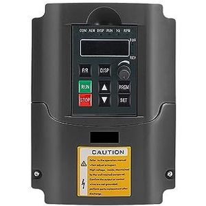 Variabele frequentieaandrijving, 1.5KW 2.2KW VFD Frequentieregelaar, 110 220 Inverter Converter 1HP Input 3HP Output CNC Spindel Motor Speed ​​Controller voor toerentalregeling van de spilmotor(1.5kw)