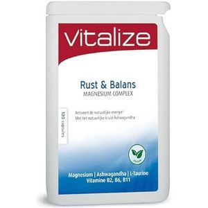 Vitalize Rust & Balans Magnesium Complex 120 Capsules - Voor een goede geestelijke balans ten tijde van stress
