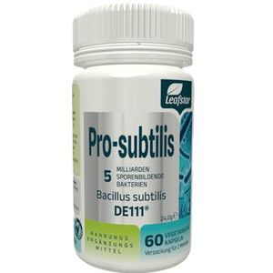 Pro-subtilis (Bacillus subtilis DE111) 60 capsules – 5 miljard CFU (microbe van het jaar 2023)