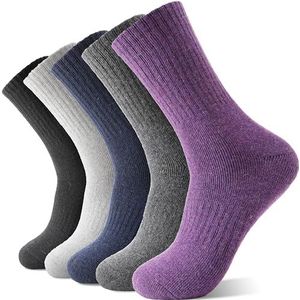 Womens wol sokken warme thermische dikke zware koude weer winter sokken 5 Pack
