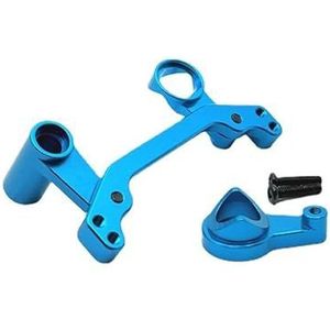 Afstandsbediening auto-accessoires Metalen verbeterde stuurcomponenten geschikt for Weili 1/10 104072 104001 104002(Blue)