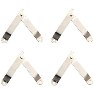 4Pcs Meubels Scharnieren Ondersteuning Scharnieren Home Improvement 4Pcs 68x11 Mm Kasten Kisten Voor Sieraden Dozen Gift Dozen Ijzer