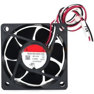 Voor Sunon EE60251B3-000C-F99 6025 60mm 6cm koelventilator 60 * 60 * 25mm DC 12V 0.6W 2 draden 3(3 wires)