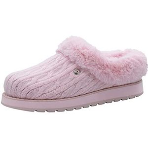 BOBS from Skechers Women's Keepsakes Ice Angel Slipper, Light Pink, 7 W US