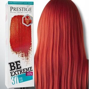 Be Extreme Toner semi-permanente voor haar kleur 37 Fiery Lava zonder ammoniak, peroxide en PPD