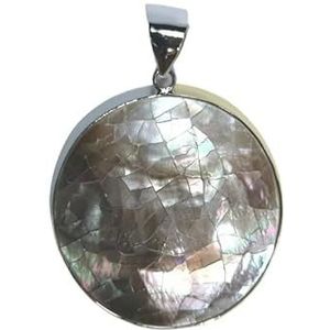 DIY Zwarte Crack Shell Sieraden Hanger - Unieke Gebroken Rand Schelp Accessoires for het Maken van Sieraden(C10530-8)