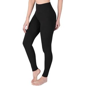 SOFTSAIL Legging van 95% katoen voor vrouwen, legging met hoge taille, volledige lengte, dames legging met hoge taille, buikcontrole, dames legging, stretchy broek, vrije tijd, ontspannen wandelen.,