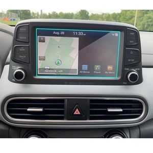 GPS schermbeschermer folie Gehard glas scherm staal beschermfolie 7 inch 8 inch auto GPS-navigatie voor Hyundai Voor Kona voor Ultimate 2018 2019 2020 jaar (Size : 8 inch)