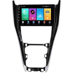 Dubbele DIN Android 14 autoradio voor Toyota Harrier 2013-2020 9 Duim QLED Touch screen-met Draadloze Carplay Android Auto GPS navigatie 4G WiFi Stuurwielbediening achteruitrijcamera(P2 WIFI 4-Core 1G