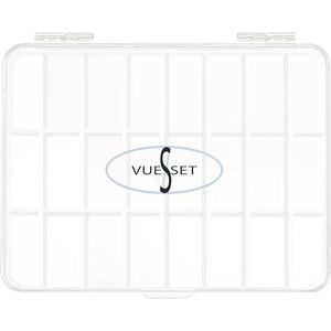Vueset Tahiti, Empty Lipstick Palette Case made for Depotting Makeup into a Transparent Container