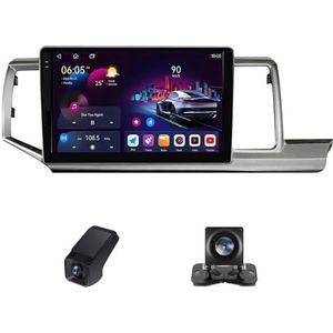 Android autoradio 2 Din geldt voor Honda Stepwgn 4 2009-2015 met Draadloze Carplay Android Auto GPS Navi WiFi 10 inch met Bluetooth FM/RDS+ Achteruitrijcamera/Stuurwielbediening(C20Plus)