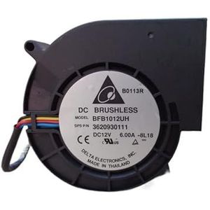 For Delta BFB1012UH 12V 6A 9733 dubbele kogellager supersterke winddroger ventilator luchtblazer (Color : Used)