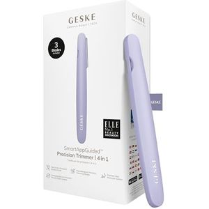 GESKE Precision Trimmer | 4 in 1 | Haarverwijderaar | Tondeuse | Gezicht & lichaam | Mannen & Vrouwen | Verzorging | Hypoallergene, eenvoudig te verwisselen mesjes | Alle huidtypes