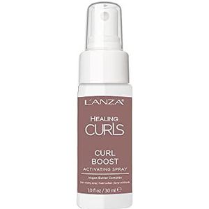 L’ANZA Healing Curls Curl Boost Activating Spray - Lichtgewicht Verstevigende en Beschermende Spray voor Activerende Textuur en Gedefinieerde Krullen, Sulfaat- en Parabeenvrije Formule (30ml)