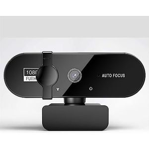 Webcam, Webcam for Pc Web Camera Mini Web Cam Met Microfoon Usb Webcan Autofocus 4K 2K 1080P full Hd Streamen Camera for Computer Laptop,voor livestreaming, videogesprekken en conferenties(1080P)