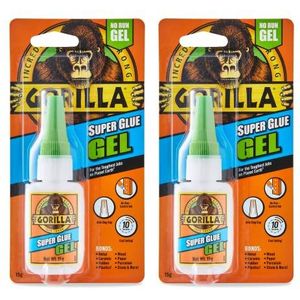 Gorilla 4044400 Superlijm Gel 15gm, Helder