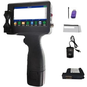 Handheld slimme inkjetprinter Engels 12,7 mm Afbeelding Afbeelding Code Serienummer Draagbare maskerprinter Handjet Handheld thermische inkjetprinter voor codedatumlogolabel