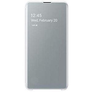 Samsung Originele Galaxy S10e Beschermende Clear View Folio Cover Case - Wit