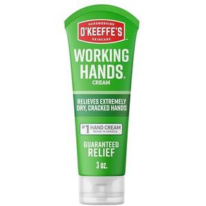 O'Keeffe's Werkende handen, 80 ml tube - handcrème voor extreem droge, gebarsten handen | Verhoogt onmiddellijk het vochtgehalte, creëert een beschermende laag en voorkomt vochtverlies
