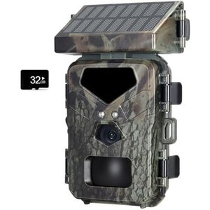Solar Trail Camera,Waterproof Game Cameras With Night Vision Motion Activated 0.2s Trigger, Max Night Vision Lighting 65ft/20 meters, for Outdoor Wildlife Hunting Scouting-70