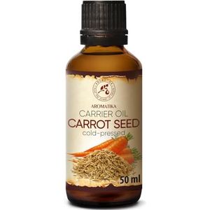 Wortelolie 50 ml – Koudgeperste draagolie rijk aan vitamines en mineralen – Voor huidverzorging, massage, cosmetica en ontspanning