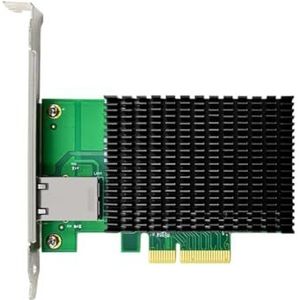 ZUHEGELA PCI-E X4 10Gigabit Enkele Elektrische Poort Server Netwerkkaart Server NIC AQC107 RJ45 Ethernet NIC voor PC Laptop