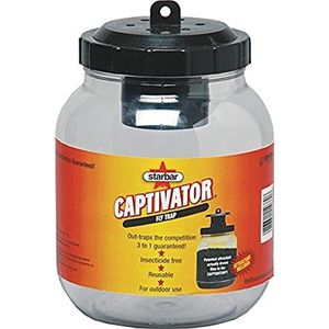 Starbar Captivator Fly Trap 2 Quart Container Multiple Attractants