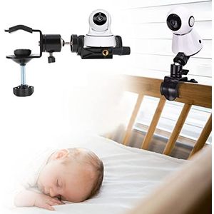 Nicoone Universele houder voor babycamera, houder voor babymonitor, 360 graden draaibaar, stabilisator, compatibel met de meeste babymonitoren