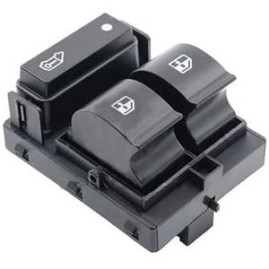 ZCPOPKNHNZ 735487419 Auto Elektrische Power Lifter Venster Triple Switch Knop Voor Peugeot Boxer II 2006-2016 2011 2012 2013 2014 2015(735421419 Black)
