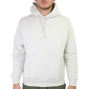Nike Heren Sportkleding Club Fleece Hoodie Licht Grijs L