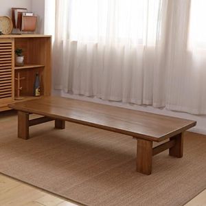 LXURY Japanse tafel voor op de vloer zitten dineren, lage tafel om op de grond te zitten, lage salontafel, geschikt voor restaurants, huizen