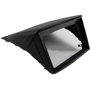 Autoradio-fasciapaneelplaatframe 2 Din Paneel Speler Dashboard Frame Voor Mitsubishi Voor Pajero Sport L200 Voor Triton 2008 2009 2010 2011-2016 9 Inch Autoradio Fascia's Dashboardbekledingframe(Allee