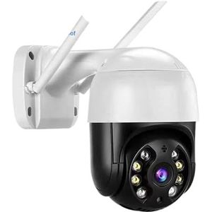 Bewakingscamera, 4K 8MP Smart PTZ Camera 5x Digitale Zoom AI Menselijke detectie Draadloze CCTV IP Camera Iptv Beveiliging(2MP No Card)