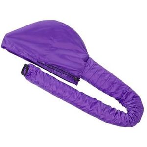 Kellegour Droogkap voor haar, helm-droogkap, opzetstuk voor motorkap, bevestiging voor haardroger, droogt je haar snel, beschadigd haar verbeteren, paars