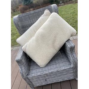 Merino Wool BeddingTwee Tumbler hoofdkussen Merinowol wolzegel keurmerk kussen slaapkussen merino wol 40 x 80 cm scheerwol