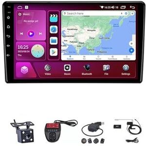 Android Autoradio Video Multimedia Speler, 9 Inch Touch Screen Radio Plug And Play Autotoebehoren met Bluetooth En Navigatie En Achteruitrijcamera Voor NISSAN NAVARA D40 2004-2010 (Size : M600S 4G+