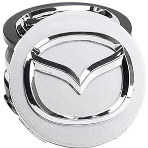 4 stuks auto wielnaafdoppen voor Mazda 3 2006-2010 6 8 58mm auto wielnaafdoppen naafdoppen vervangende naafdoppen stickers
