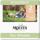 Moltex Pure & Nature Eco luiers maat 2 Mini (3-6 kg) maandbox -152 biologische luiers