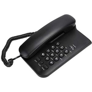 Vaste telefoon, KX-T3026CID draadloze telefoon voor het thuiskantoor van het hotel, lange levensduur (zwart)