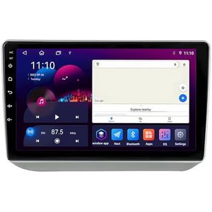 Android 14 GPS Navigation Stereo voor Skoda Fabia 2 2007-2014 9 Inch 2 Din Car Stereo Radio met CarPlay AHD Omgekeerd beeld Bedieningselementen op het stuur Bluetooth(S1 1G+32G)