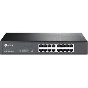 TP-Link tl-sg1016d Rackmount switch, 16 poorten, zonder beheer, desktop