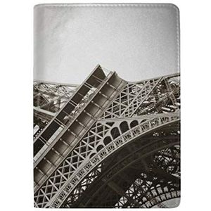 BALII Retro Paris Eiffel Toren Paspoort Houder Cover Protector Leer voor Meisje Jongen Mannen Vrouwen