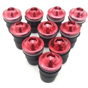 Bouten Schroef Motorfiets Voorruit Bout Voorruit Torenspits Bevestigingsbouten Schroefschroeven Voor CBR500R CB500F X Voor GROM RC51 RVT1000 SP1 SP2(ROOD)