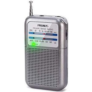 PRUNUS - DE333 - Draagbare Transistor Radio - Mini Pocket Radio - AM/FM