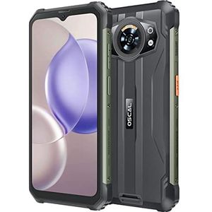 OSCAL S80 Smartphone, onbreekbaar, 13000 mAh, accu, Helio G85, 6 GB + 128 GB, IP68/IP69K, robuuste mobiele telefoon, waterdicht, 6,58 inch FHD+ Android 12, ArcSoft®12 MP camera, GPS NFC, omgekeerd