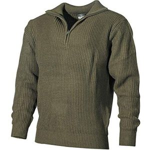MFH Heren Navy Trui Acrylic OD Groen maat L