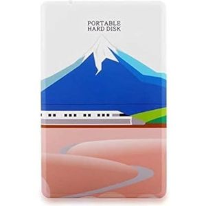 Externe harde schijf 2tb /1tb /750gb /320 gb, USB 3.0 draagbare mobiele opslag backup harde schijf, geschikt voor pc desktop, Macbook, laptop, Ps4, Xbox, Smart TV (2 TB, Fuji Mountain)